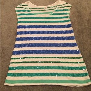 XS Old Navy Sequin Top
